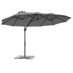 Casa si Gradina - Gradina si terasa - Umbrele si pavilioane - Umbrele - Parasol cu brat cantilever pentru gradina cu blocare Antracit - Infinity.ro