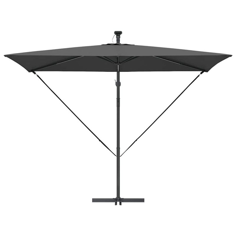 Casa si Gradina - Gradina si terasa - Umbrele si pavilioane - Umbrele - Parasol banana cu brate cu blocare Antracit 294 x 200 x 254 cm - Infinity.ro