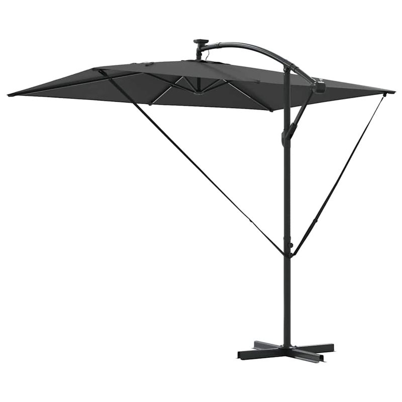Casa si Gradina - Gradina si terasa - Umbrele si pavilioane - Umbrele - Parasol banana cu brate cu blocare Antracit 294 x 200 x 254 cm - Infinity.ro