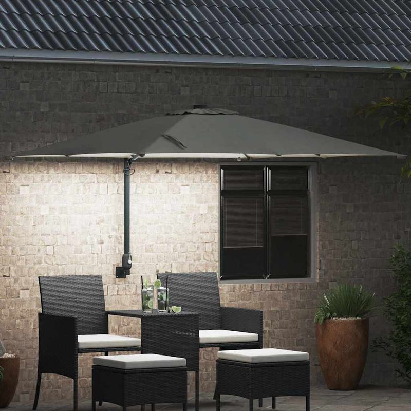 Casa si Gradina - Gradina si terasa - Umbrele si pavilioane - Umbrele - Parasol de Gradina Nisipiu 248.5 x 247.5 x 160 cm tesatura - Infinity.ro