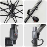 Casa si Gradina - Gradina si terasa - Umbrele si pavilioane - Umbrele - Parasol de Gradina Nisipiu 248.5 x 247.5 x 160 cm tesatura - Infinity.ro