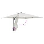 Casa si Gradina - Gradina si terasa - Umbrele si pavilioane - Umbrele - Parasol de Gradina Nisipiu 248.5 x 247.5 x 160 cm tesatura - Infinity.ro