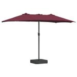 Casa si Gradina - Gradina si terasa - Umbrele si pavilioane - Umbrele - Parasol de Gradina Rosu bordo 385 x 209 x 244 cm tesatura - Infinity.ro