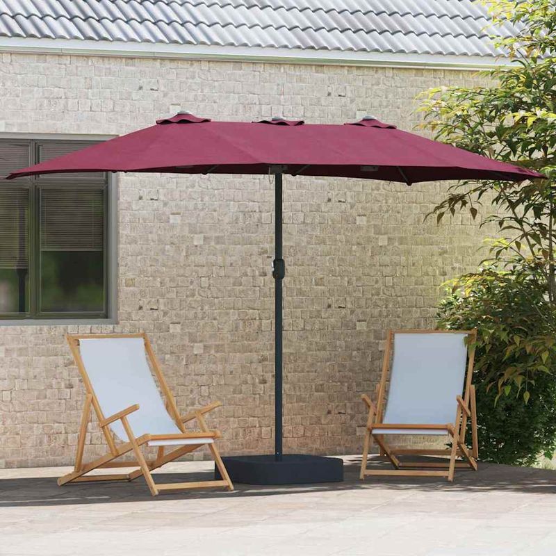 Casa si Gradina - Gradina si terasa - Umbrele si pavilioane - Umbrele - Parasol de Gradina Rosu bordo 385 x 209 x 244 cm tesatura - Infinity.ro