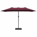 Casa si Gradina - Gradina si terasa - Umbrele si pavilioane - Umbrele - Parasol de Gradina Rosu bordo 385 x 209 x 244 cm tesatura - Infinity.ro