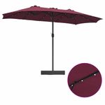 Casa si Gradina - Gradina si terasa - Umbrele si pavilioane - Umbrele - Parasol de Gradina Rosu bordo 385 x 209 x 244 cm tesatura - Infinity.ro