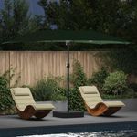 Casa si Gradina - Gradina si terasa - Umbrele si pavilioane - Umbrele - Parasol de Gradina Verde 385 x 209 x 244 cm tesatura - Infinity.ro