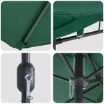 Casa si Gradina - Gradina si terasa - Umbrele si pavilioane - Umbrele - Parasol de Gradina Verde 385 x 209 x 244 cm tesatura - Infinity.ro