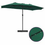 Casa si Gradina - Gradina si terasa - Umbrele si pavilioane - Umbrele - Parasol de Gradina Verde 385 x 209 x 244 cm tesatura - Infinity.ro