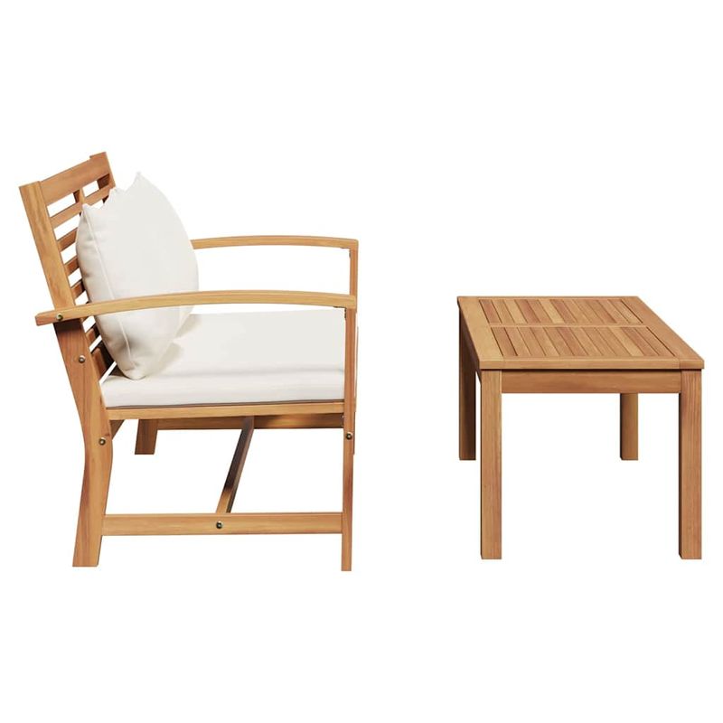 Casa si Gradina - Gradina si terasa - Mobilier exterior - Canapele si fotolii gradina - Set de canapele pentru gradina 2 pcs Maro Lemn masiv de tec - Infinity.ro