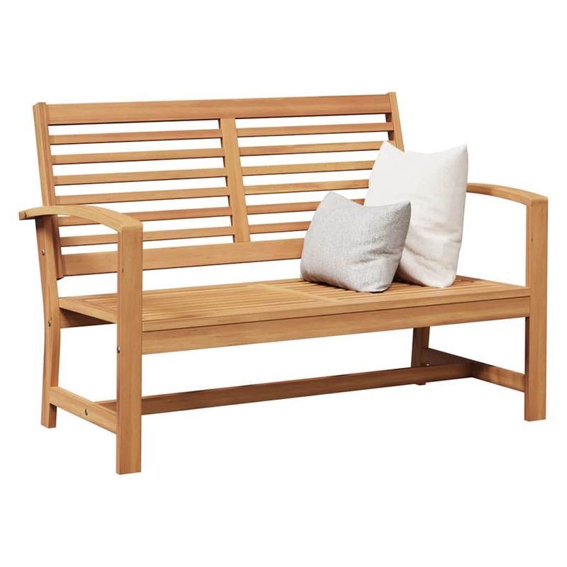 Casa si Gradina - Gradina si terasa - Mobilier exterior - Canapele si fotolii gradina - Banca de gradina Maro 110 x 64 x 76.5 cm Lemn masiv de tec - Infinity.ro