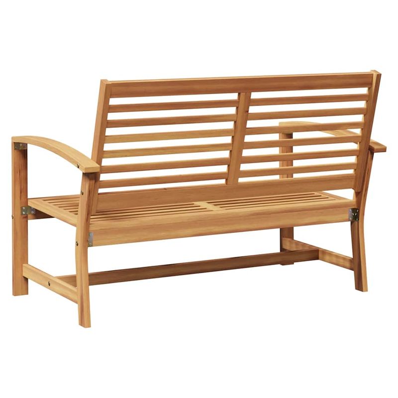Casa si Gradina - Gradina si terasa - Mobilier exterior - Canapele si fotolii gradina - Banca de gradina Maro 110 x 64 x 76.5 cm Lemn masiv de tec - Infinity.ro