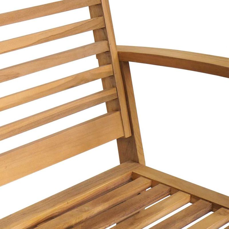 Casa si Gradina - Gradina si terasa - Mobilier exterior - Canapele si fotolii gradina - Banca de gradina Maro 110 x 64 x 76.5 cm Lemn masiv de tec - Infinity.ro