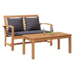 Casa si Gradina - Gradina si terasa - Mobilier exterior - Canapele si fotolii gradina - Banca de gradina Maro 110 x 64 x 76.5 cm Lemn masiv de tec - Infinity.ro