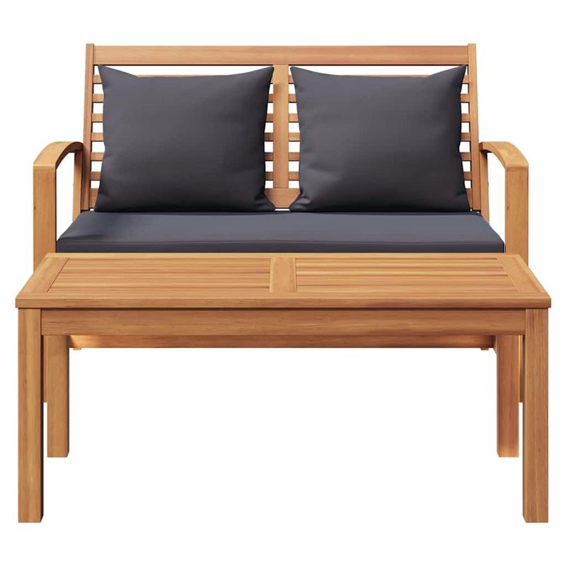 Casa si Gradina - Gradina si terasa - Mobilier exterior - Canapele si fotolii gradina - Banca de gradina Maro 110 x 64 x 76.5 cm Lemn masiv de tec - Infinity.ro