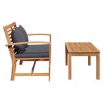 Casa si Gradina - Gradina si terasa - Mobilier exterior - Canapele si fotolii gradina - Banca de gradina Maro 110 x 64 x 76.5 cm Lemn masiv de tec - Infinity.ro
