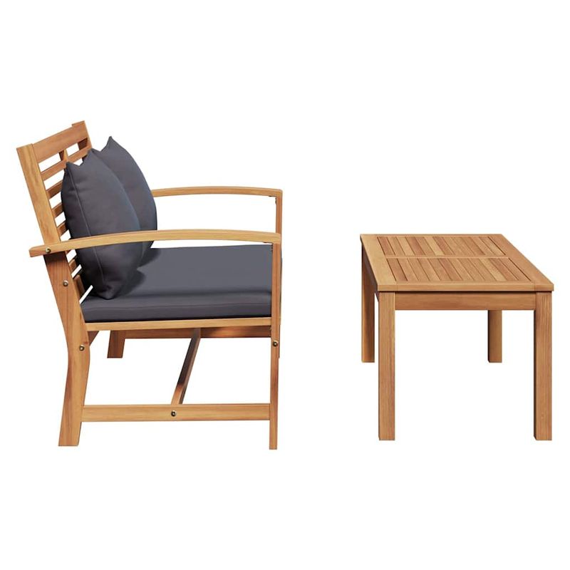 Casa si Gradina - Gradina si terasa - Mobilier exterior - Canapele si fotolii gradina - Banca de gradina Maro 110 x 64 x 76.5 cm Lemn masiv de tec - Infinity.ro