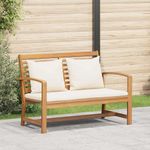 Casa si Gradina - Gradina si terasa - Mobilier exterior - Canapele si fotolii gradina - Banca de gradina Maro 110 x 64 x 76.5 cm Lemn masiv de tec - Infinity.ro