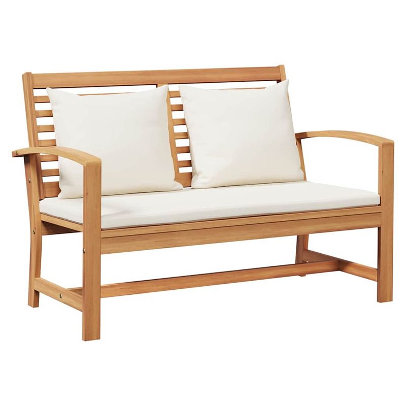 Casa si Gradina - Gradina si terasa - Mobilier exterior - Canapele si fotolii gradina - Banca de gradina Maro 110 x 64 x 76.5 cm Lemn masiv de tec - Infinity.ro