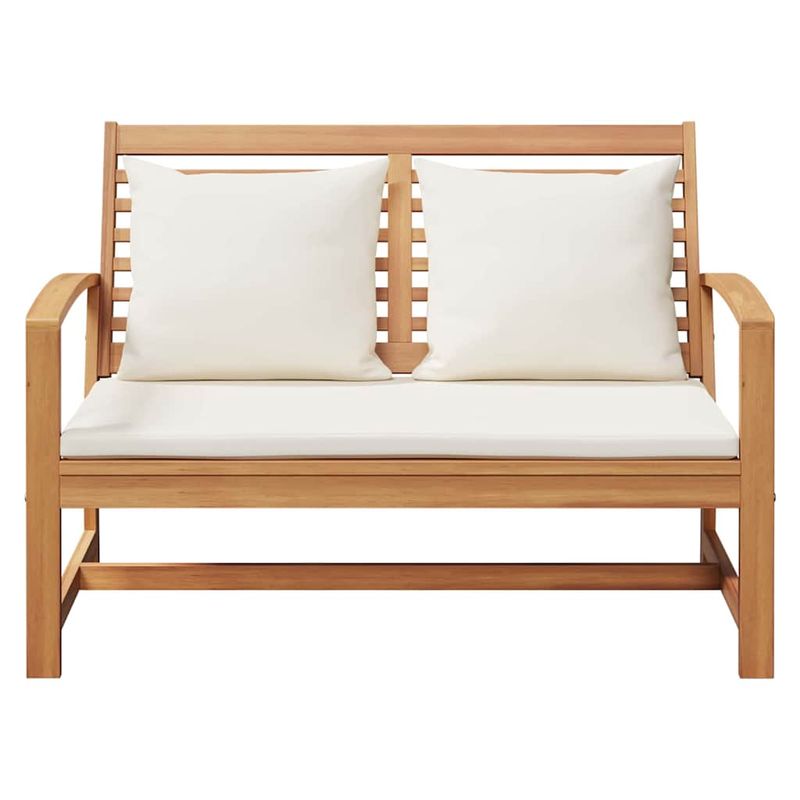 Casa si Gradina - Gradina si terasa - Mobilier exterior - Canapele si fotolii gradina - Banca de gradina Maro 110 x 64 x 76.5 cm Lemn masiv de tec - Infinity.ro