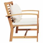 Casa si Gradina - Gradina si terasa - Mobilier exterior - Canapele si fotolii gradina - Banca de gradina Maro 110 x 64 x 76.5 cm Lemn masiv de tec - Infinity.ro