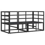 Casa si Gradina - Gradina si terasa - Mobilier exterior - Canapele si fotolii gradina - Seturi de mobilier de exterior cu perna cu perna 2 pcs Negru si antracit - Infinity.ro