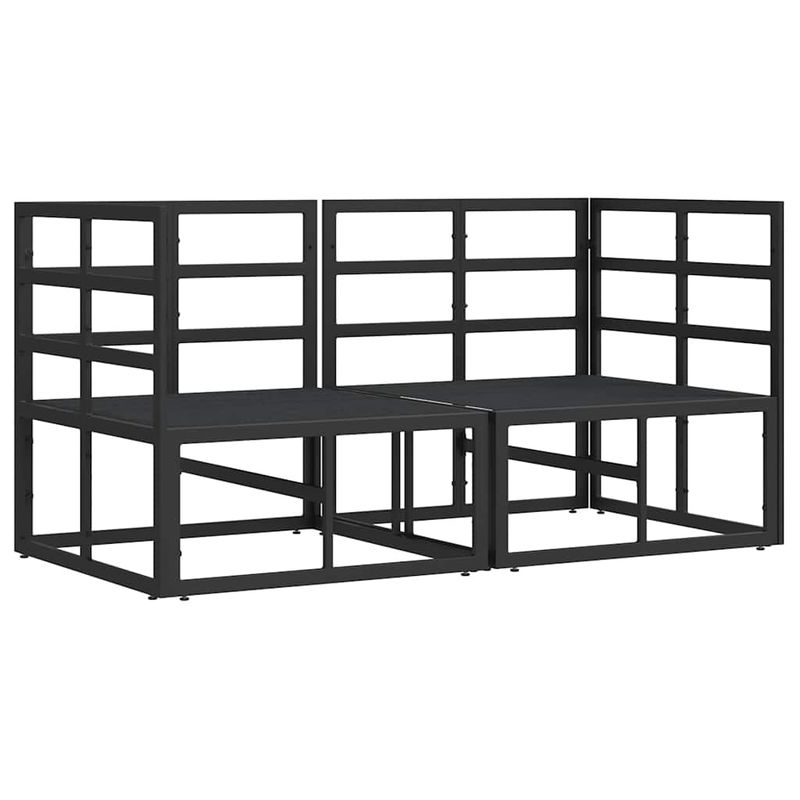 Casa si Gradina - Gradina si terasa - Mobilier exterior - Canapele si fotolii gradina - Seturi de mobilier de exterior cu perna cu perna 2 pcs Negru si antracit - Infinity.ro