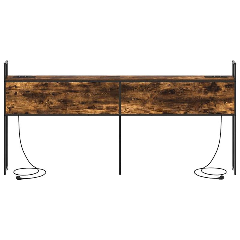 Casa si Gradina - Mobilier - Paturi si accesorii - Accesorii paturi - Tablie de pat cu LED, negru, 183x16x118/128 cm, catifea - Infinity.ro