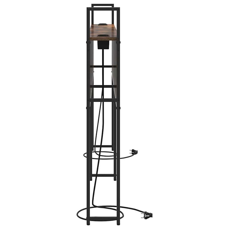 Casa si Gradina - Mobilier - Paturi si accesorii - Accesorii paturi - Tablie de pat cu LED, negru, 183x16x118/128 cm, catifea - Infinity.ro