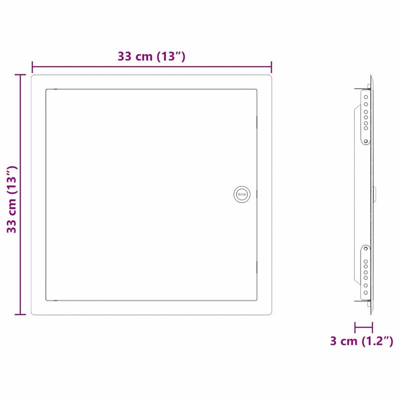 Casa si Gradina - Electrice - Smart Home - Control acces si accesorii - Panou de Acces Alb 30 x 30 cm Otel - Infinity.ro