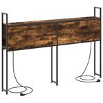 Casa si Gradina - Mobilier - Paturi si accesorii - Accesorii paturi - Tablie de pat cu LED, negru, 180x5x78/88 cm, catifea - Infinity.ro