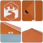 Casa si Gradina - Gradina si terasa - Umbrele si pavilioane - Pavilioane - Cort cu Copertina Portocaliu 400 x 400 x 227 / 236 / 245 cm - Infinity.ro