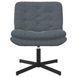 Casa si Gradina - Mobilier - Scaune si fotolii - Scaune - Scaun Relaxant Rotativ Gri inchis 63 x 75 x 76 cm Catifea - Infinity.ro