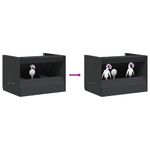 Sport si Outdoor - Accesorii si echipamente sportive - Accesorii antrenament si tabele tactice - Cutie pentru capcane de bile Negru 29 x 22 x 20 cm Otel - Infinity.ro