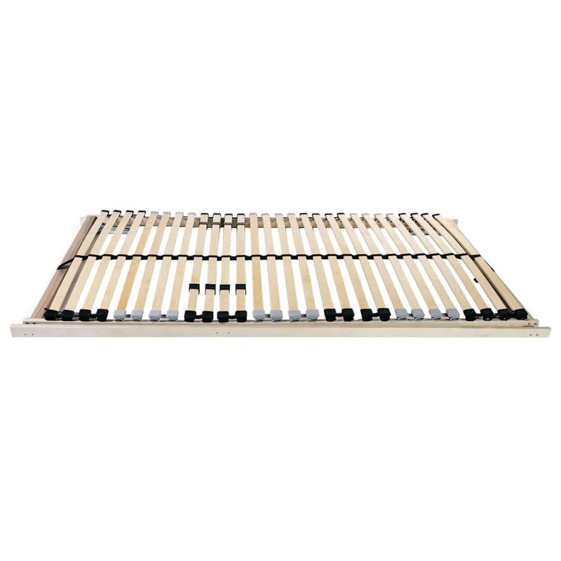 Casa si Gradina - Mobilier - Saltele si somiere - Somiere - Somiera pat Negru si Gri 90 x 190 cm Lemn si Metal - Infinity.ro