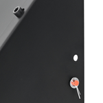 Sport si Outdoor - Accesorii si echipamente sportive - Accesorii antrenament si tabele tactice - Cutie pentru gloante Negru 31 x 23 x 31.5 cm Otel - Infinity.ro