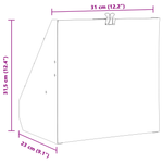 Sport si Outdoor - Accesorii si echipamente sportive - Accesorii antrenament si tabele tactice - Cutie pentru gloante Negru 31 x 23 x 31.5 cm Otel - Infinity.ro