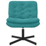 Casa si Gradina - Mobilier - Scaune si fotolii - Scaune - Scaun Relaxant Rotativ cu perna Altele Manual Turcoaz 63 x 75 x 76 cm Catifea - Infinity.ro