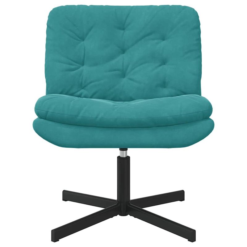 Casa si Gradina - Mobilier - Scaune si fotolii - Scaune - Scaun Relaxant Rotativ cu perna Altele Manual Turcoaz 63 x 75 x 76 cm Catifea - Infinity.ro