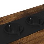 Casa si Gradina - Mobilier - Comode si corpuri - Noptiere - Cabinet de noptiere cu statie de incarcare 2 pcs Stejar afumat - Infinity.ro