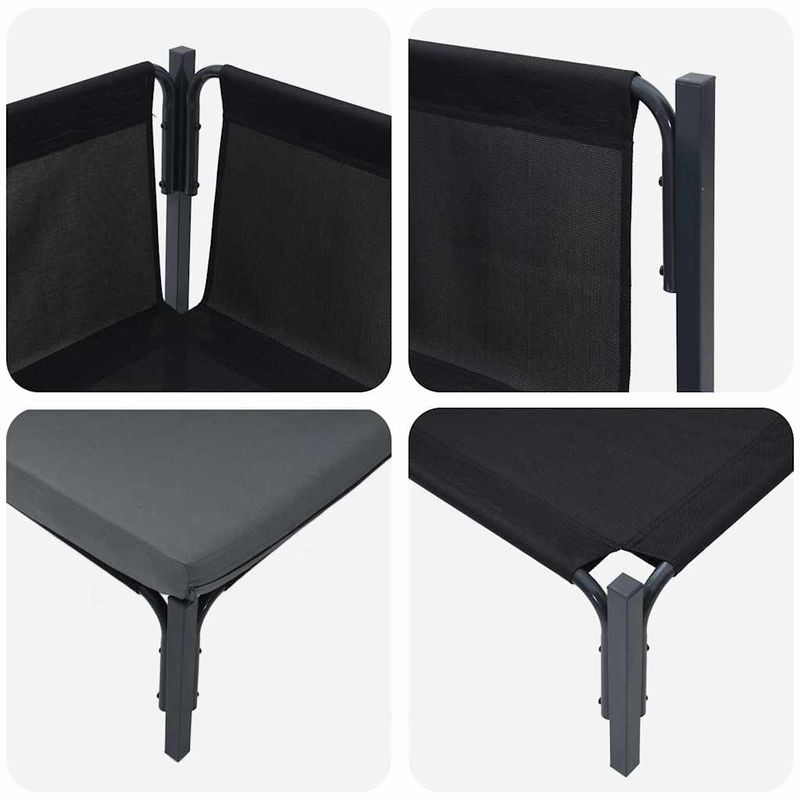 Casa si Gradina - Gradina si terasa - Mobilier exterior - Canapele si fotolii gradina - Seturi de mobilier de exterior cu perna cu perna 2 pcs Antracit - Infinity.ro