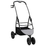 Petshop - Accesorii petshop - Culcusuri si custi - Genti si articole transport - Carucior pentru Pisici Pliante Ajustabil Gri 78 x 54 x 101 cm - Infinity.ro