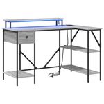 Casa si Gradina - Mobilier - Mese si birouri - Birouri - Birou sonoma gri 120 x 79 x 86.5 cm Lemn compozit - Infinity.ro