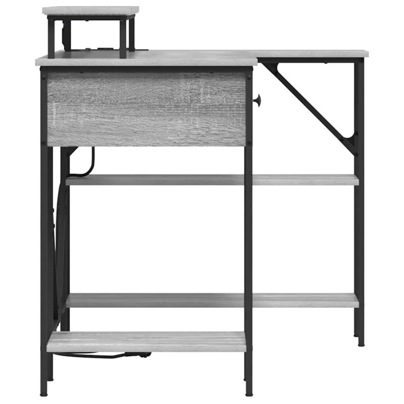 Casa si Gradina - Mobilier - Mese si birouri - Birouri - Birou sonoma gri 120 x 79 x 86.5 cm Lemn compozit - Infinity.ro