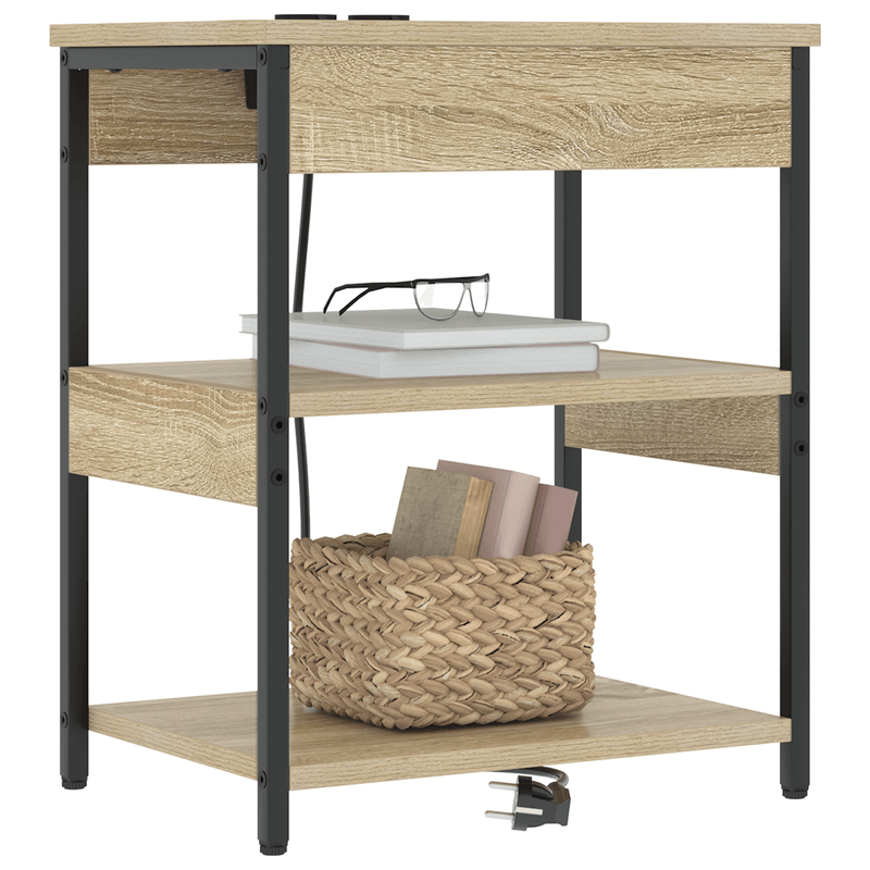 Casa si Gradina - Mobilier - Comode si corpuri - Noptiere - Noptiere 2 pcs Stejar sonoma 41 x 31 x 51 cm Lemn compozit - Infinity.ro