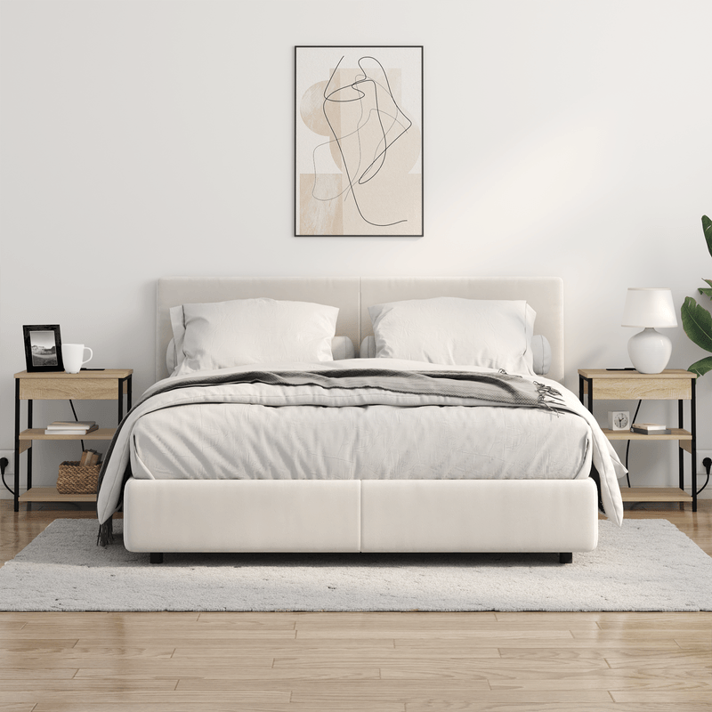 Casa si Gradina - Mobilier - Comode si corpuri - Noptiere - Noptiere 2 pcs Stejar sonoma 41 x 31 x 51 cm Lemn compozit - Infinity.ro