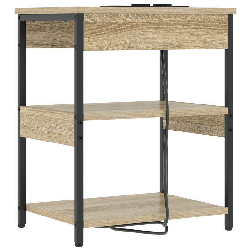 Casa si Gradina - Mobilier - Comode si corpuri - Noptiere - Noptiere 2 pcs Stejar sonoma 41 x 31 x 51 cm Lemn compozit - Infinity.ro