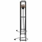 Casa si Gradina - Mobilier - Paturi si accesorii - Accesorii paturi - Tablie de pat cu LED, negru, 180x5x118/128 cm, piele ecologica - Infinity.ro