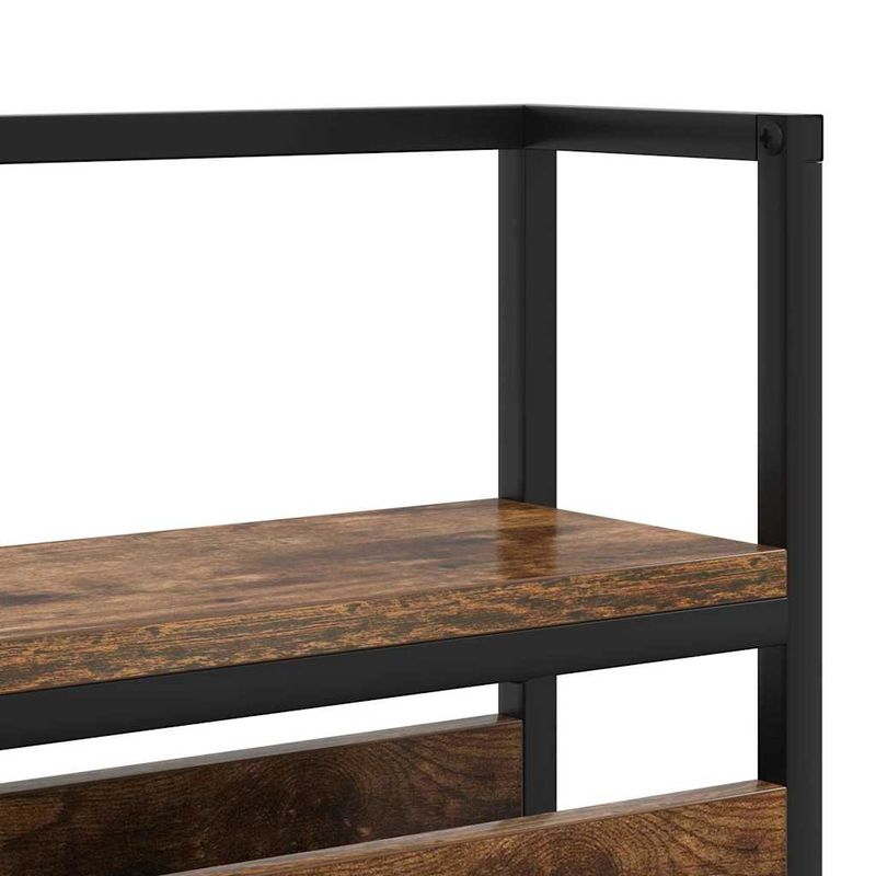 Casa si Gradina - Mobilier - Paturi si accesorii - Accesorii paturi - Tablie de pat cu LED, negru, 180x5x118/128 cm, piele ecologica - Infinity.ro