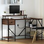 Casa si Gradina - Mobilier - Mese si birouri - Birouri - Birou Stejar brun 120 x 79 x 86.5 cm Lemn compozit - Infinity.ro